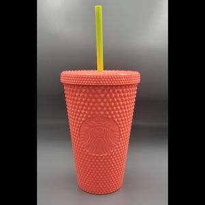 Starbucks Studded Pastel Pink Tumbler 16 oz
